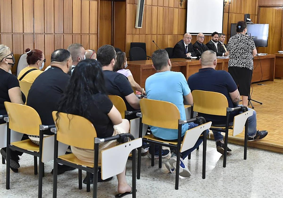 Juicio al 'clan de La Loles', este miércoles.