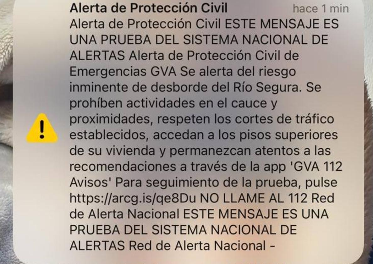 El sistema de alertas nacional llega a la Vega Baja