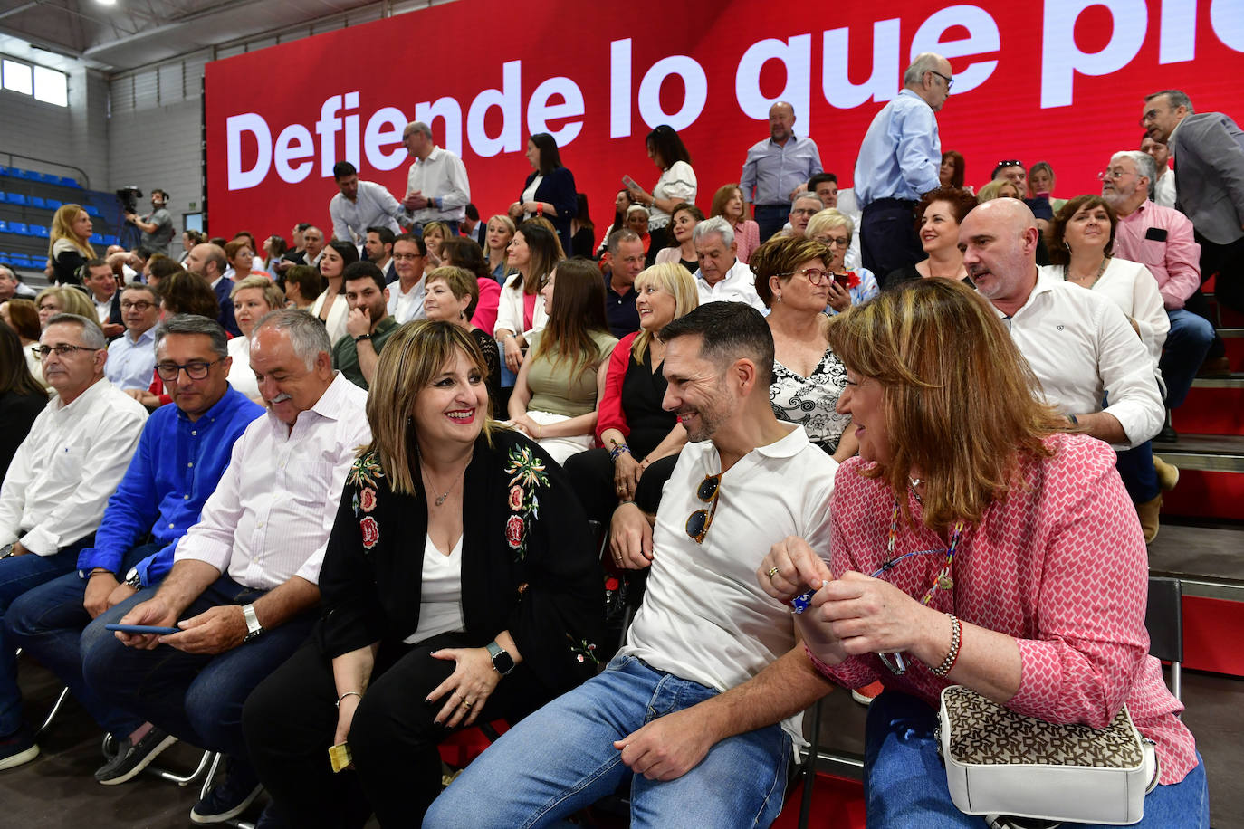 El acto de Pedro Sánchez en Murcia, en imágenes