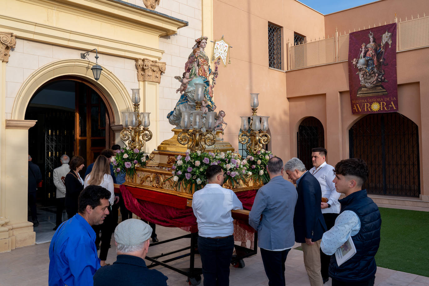 La Aurora, en rogativa para que llueva en Lorca