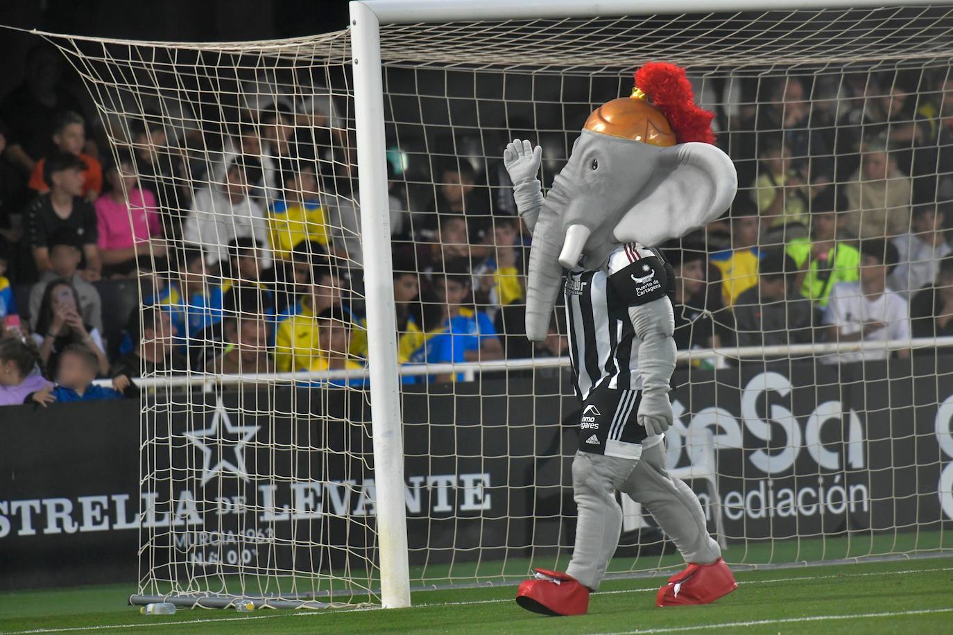 El empate del Cartagena frente al Burgos, en imágenes