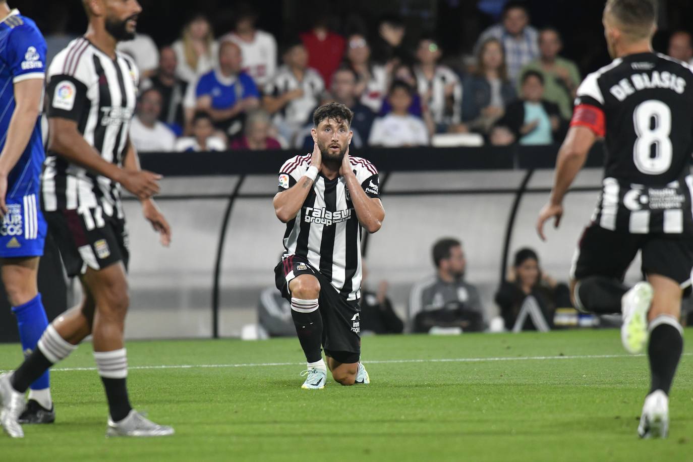 El empate del Cartagena frente al Burgos, en imágenes