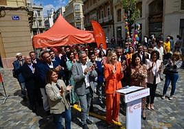 Presentación de la candidatura a la presidencia de la CARM de María José Ros, este domingo en Cartagena.