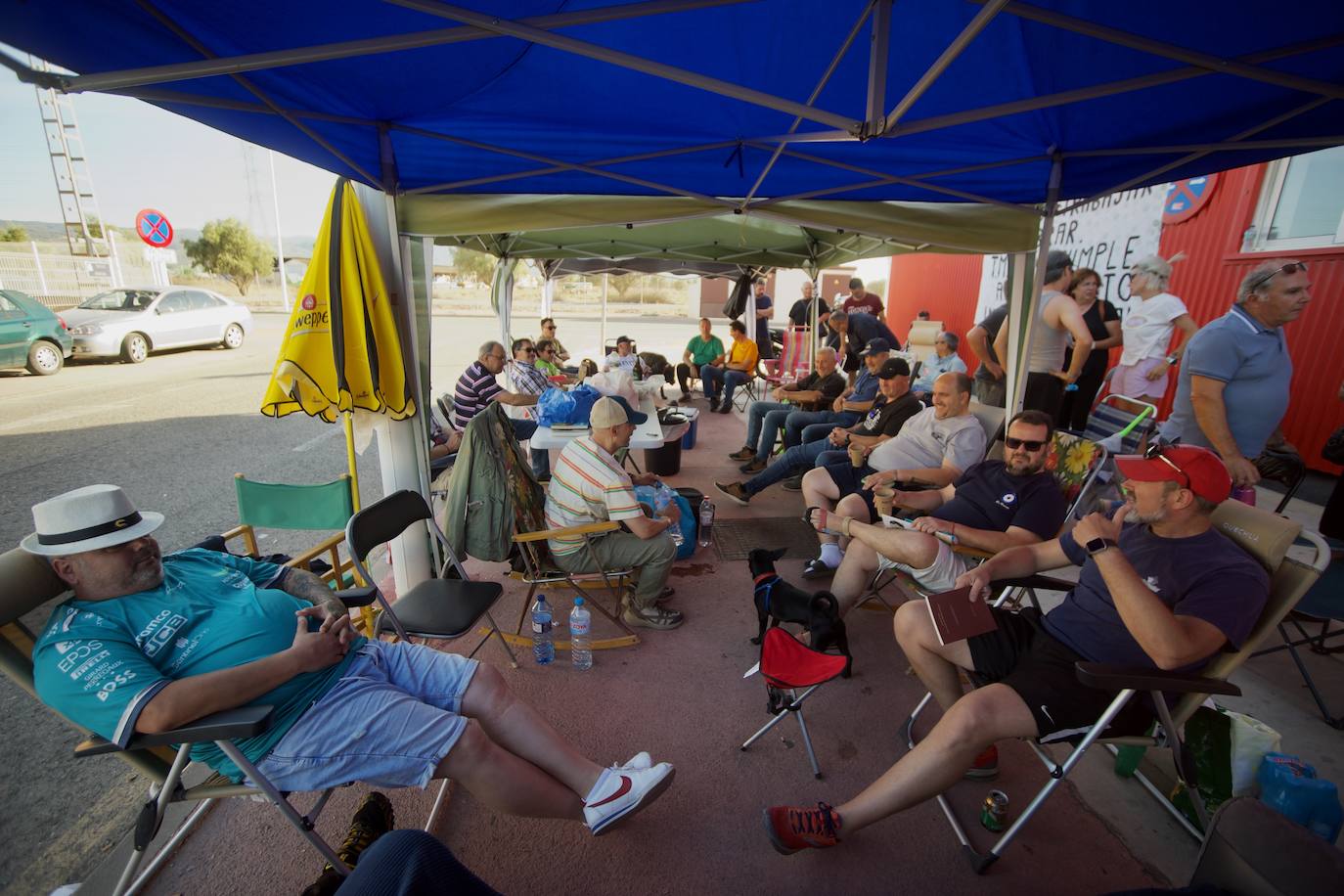 Segundo día de acampada de la plantilla de los &#039;coloraos&#039;