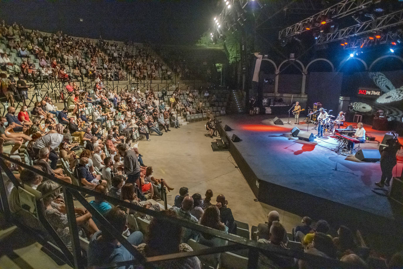 Actuación de The Jayhawks en el Jazz San Javier, en 2021.