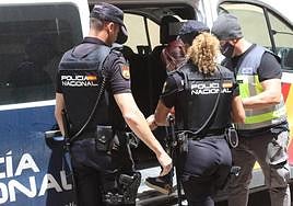 Operación contra la explotación sexual en la Región de Murcia, el año pasado.