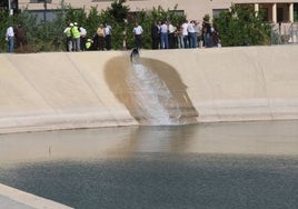 Uno de los pozos de emergencia que abrió la CHS en el municipio de Murcia durante la anterior sequía.