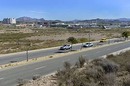 Terrenos del KBusiness, próximos al estadio Enrique Roca.