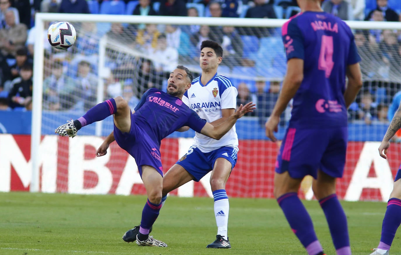 La derrota del Cartagena frente al Zaragoza, en imágenes