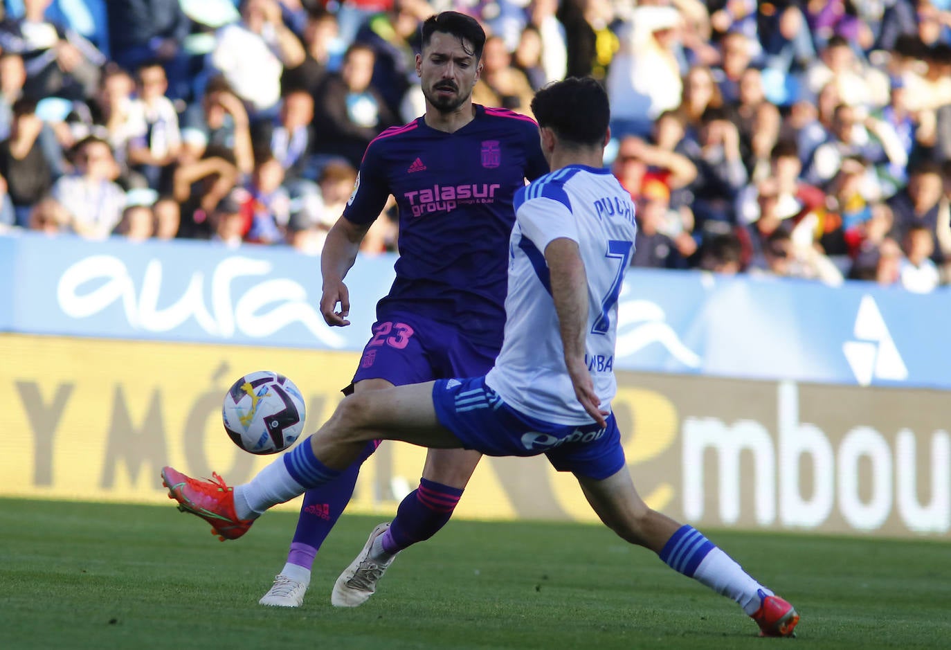 La derrota del Cartagena frente al Zaragoza, en imágenes