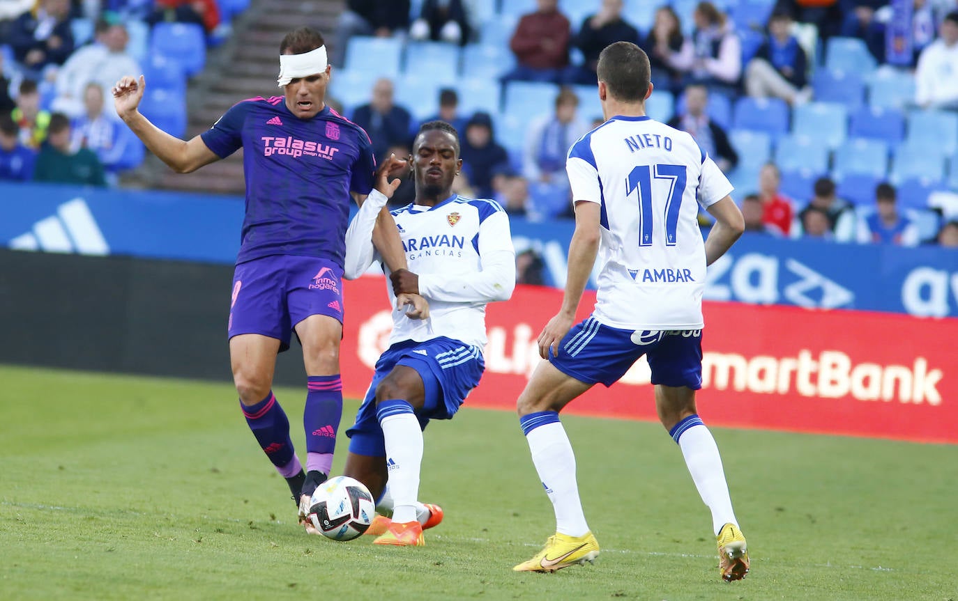 La derrota del Cartagena frente al Zaragoza, en imágenes