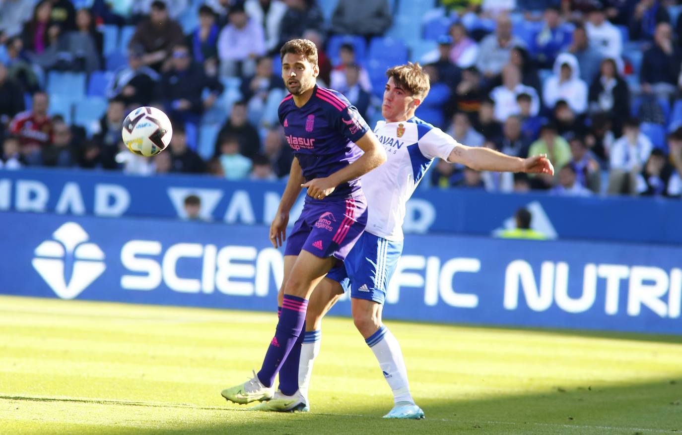 La derrota del Cartagena frente al Zaragoza, en imágenes