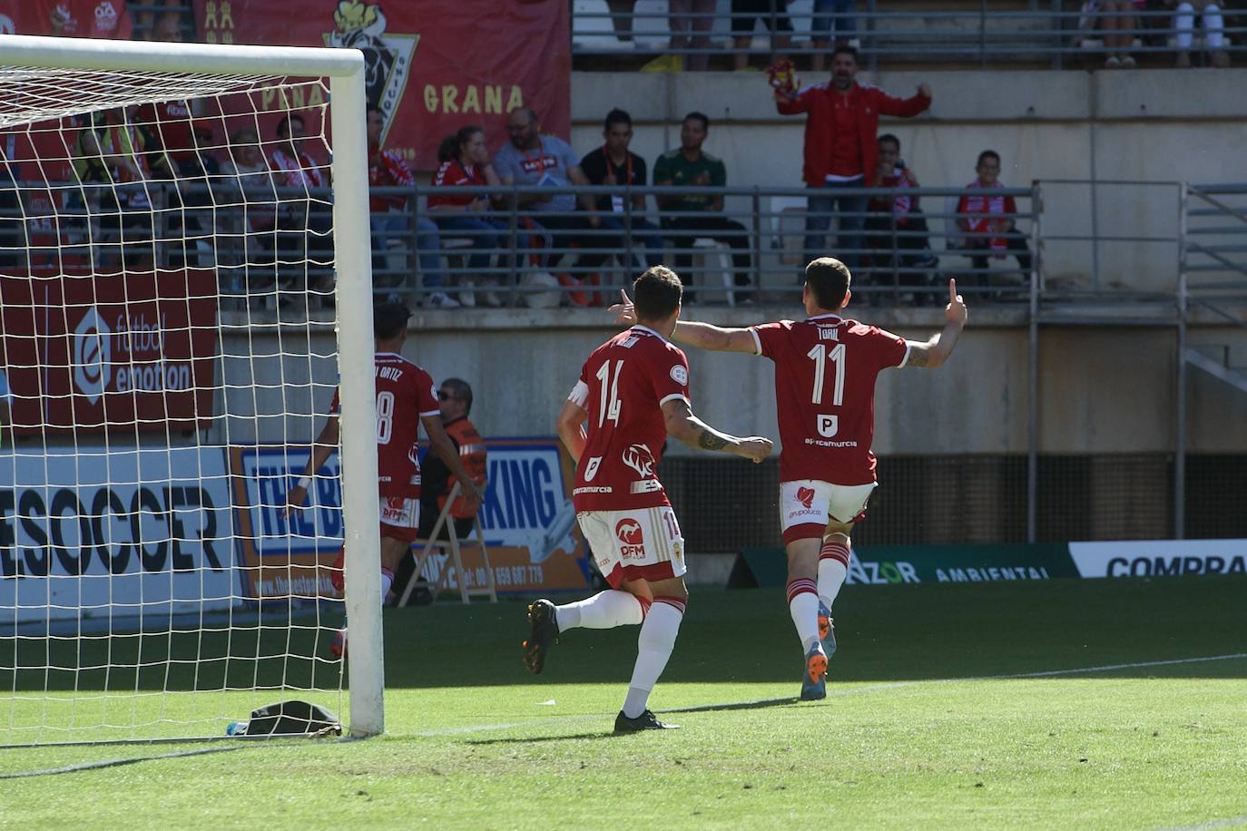 El empate del Real Murcia frente al Castellón, en imágenes