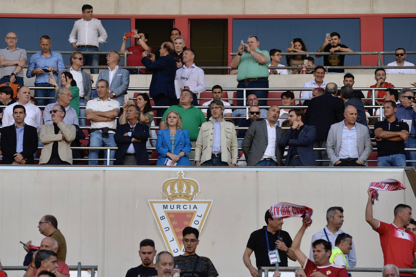 El empate del Real Murcia frente al Castellón, en imágenes