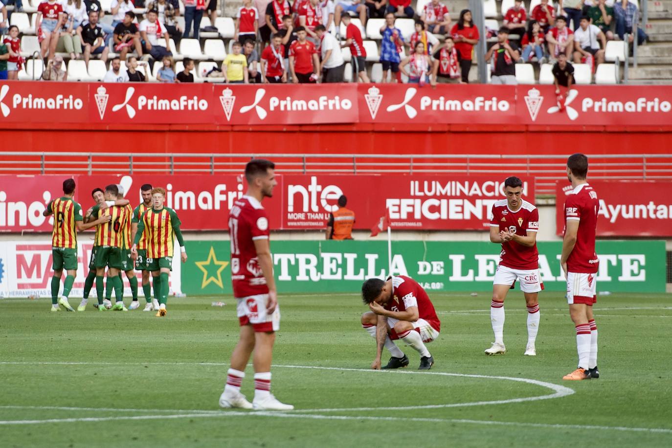 El empate del Real Murcia frente al Castellón, en imágenes