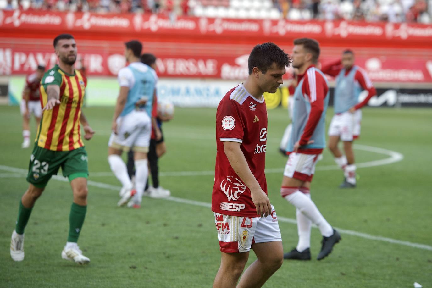 El empate del Real Murcia frente al Castellón, en imágenes