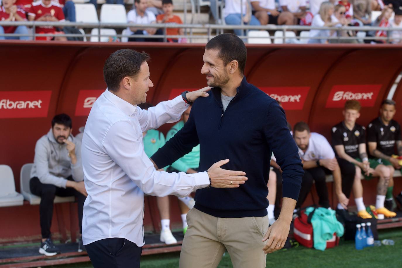 El empate del Real Murcia frente al Castellón, en imágenes