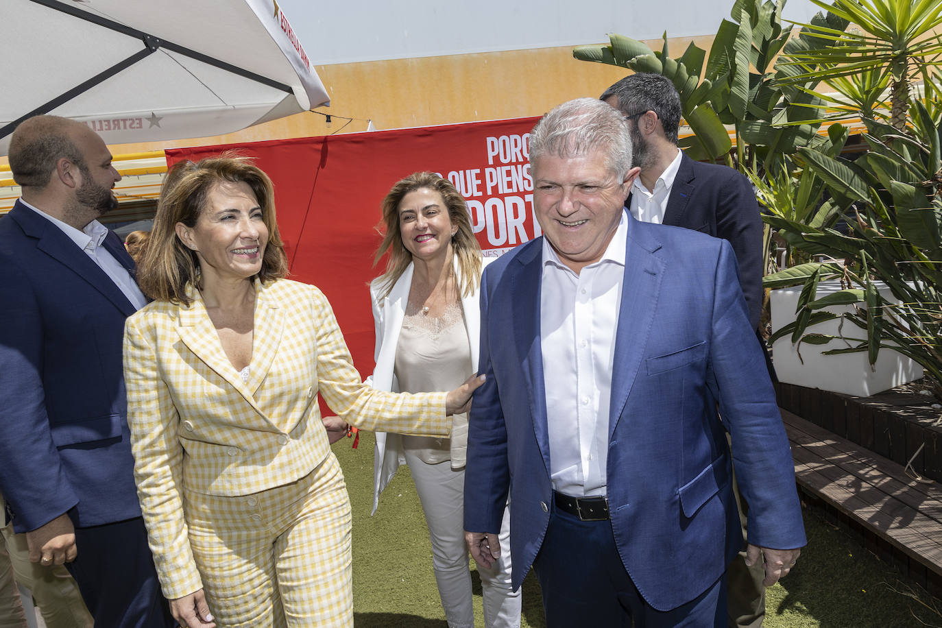 Visita de la ministra de Transportes a Cartagena, en imágenes