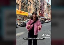 Una captura del vídeo de la influencer Judith Tiral en el que responde a Ana Rosa Quintana.