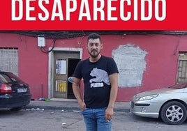 Cartel de la denuncia de la desaparición de Antón Fernández publicado por sus familiares.