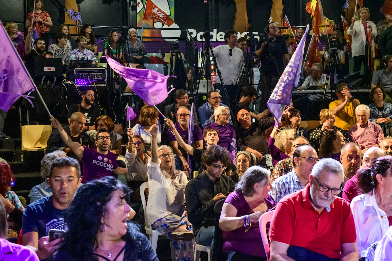 El acto de Irene Montero en Murcia, en imágenes