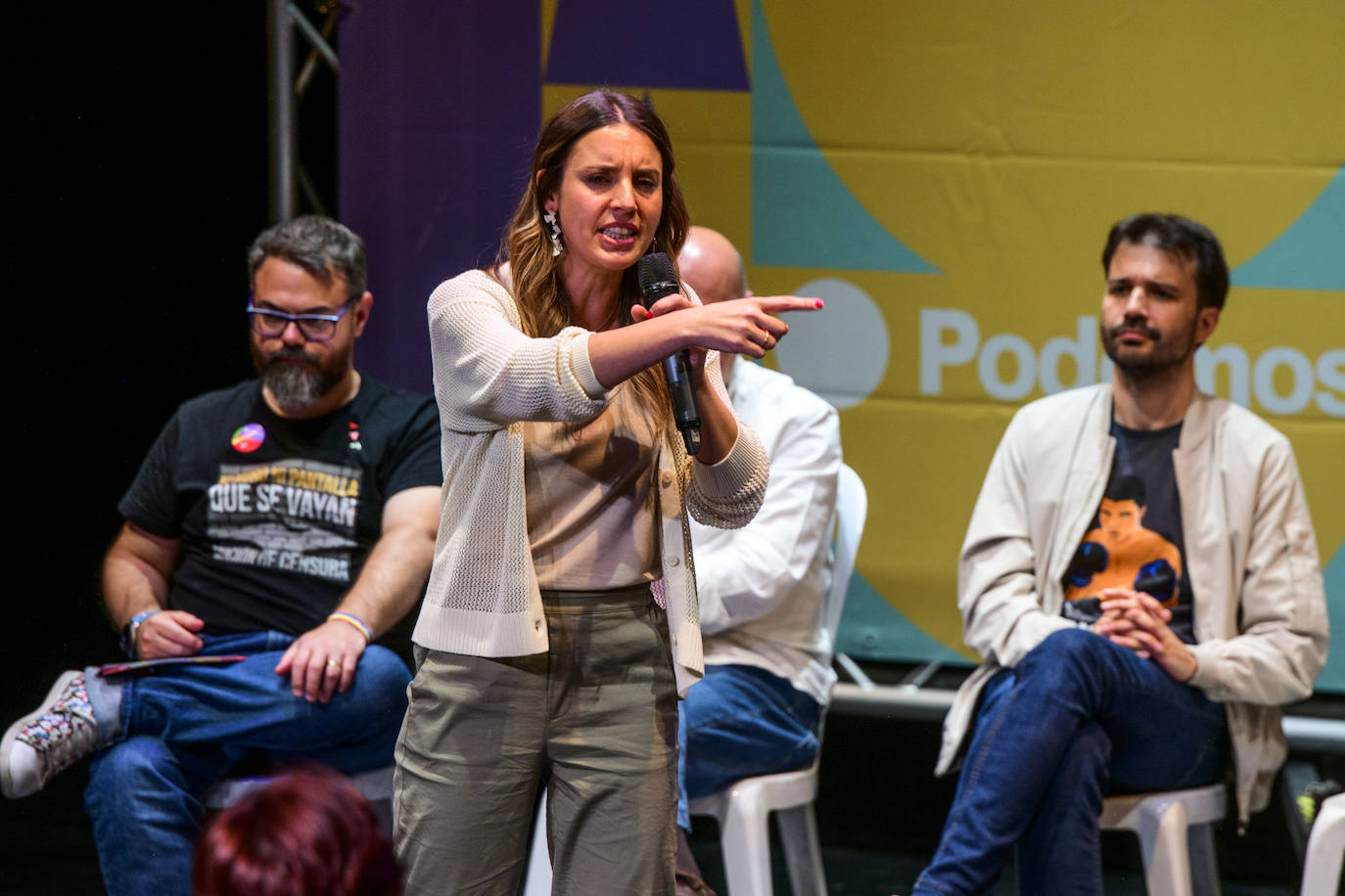 El acto de Irene Montero en Murcia, en imágenes