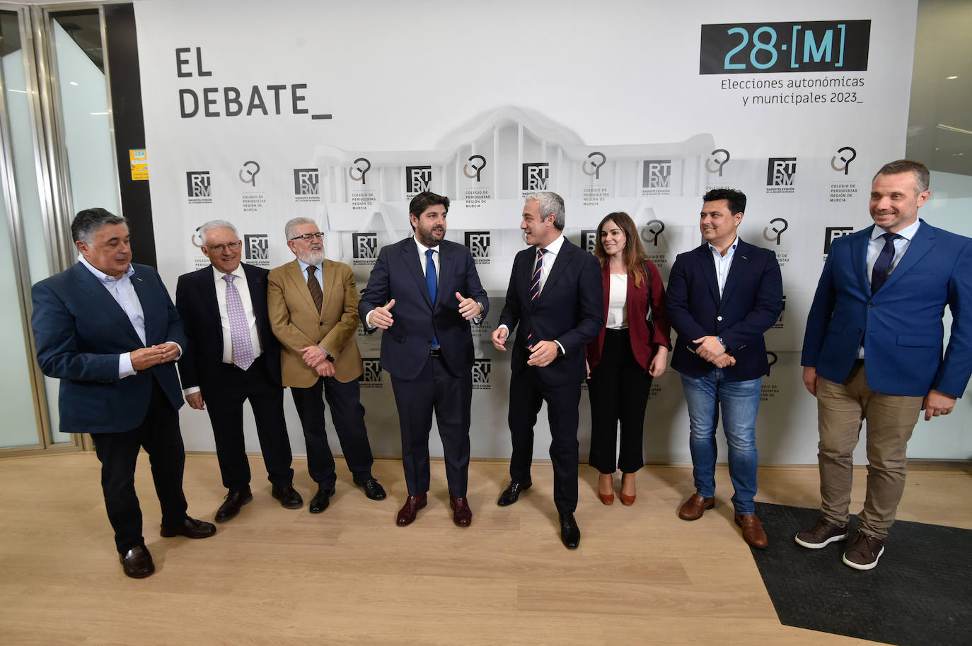 Las imágenes del debate electoral de la Región de Murcia