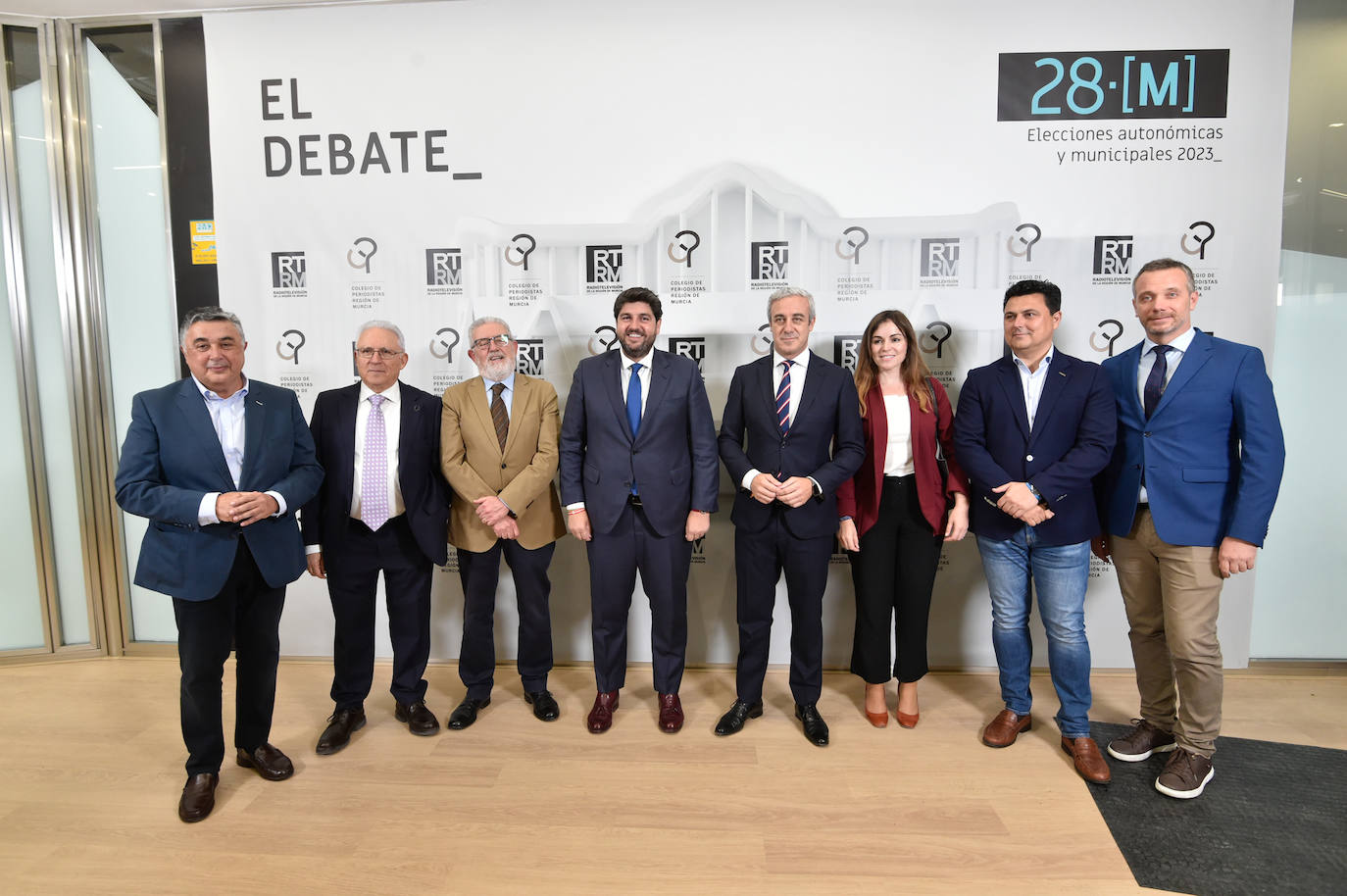 Las imágenes del debate electoral de la Región de Murcia