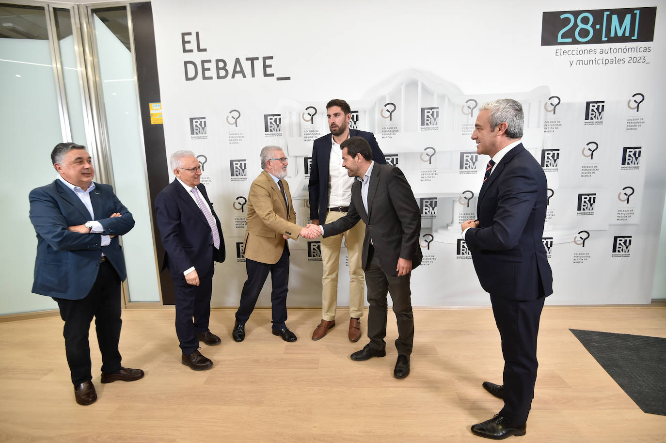 Las imágenes del debate electoral de la Región de Murcia