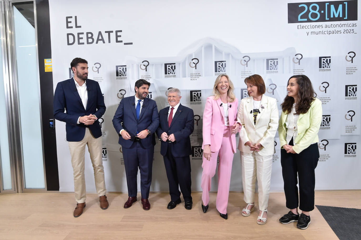 Las imágenes del debate electoral de la Región de Murcia