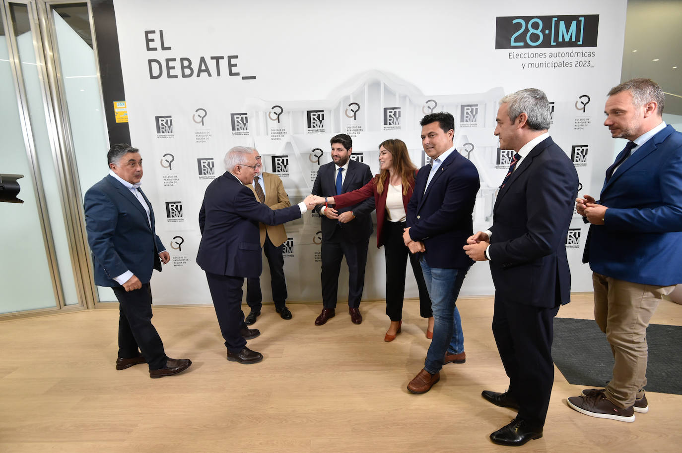 Las imágenes del debate electoral de la Región de Murcia