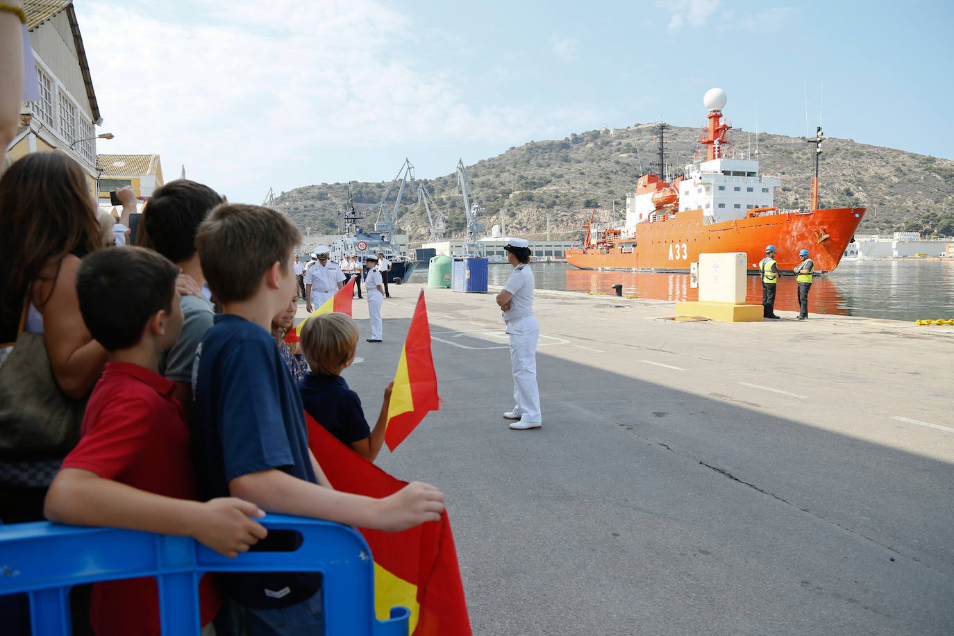 El &#039;Hespérides&#039; regresa a Cartagena tras finalizar su misión científica en la Antártida