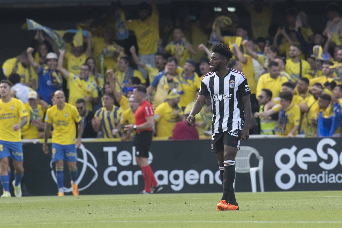 La derrota el Cartagena frente a Las Palmas, en imágenes