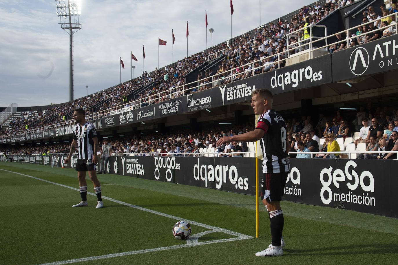 La derrota el Cartagena frente a Las Palmas, en imágenes