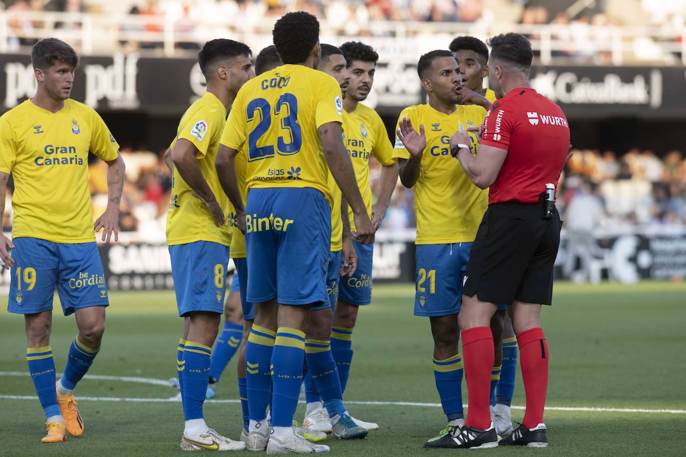 La derrota el Cartagena frente a Las Palmas, en imágenes