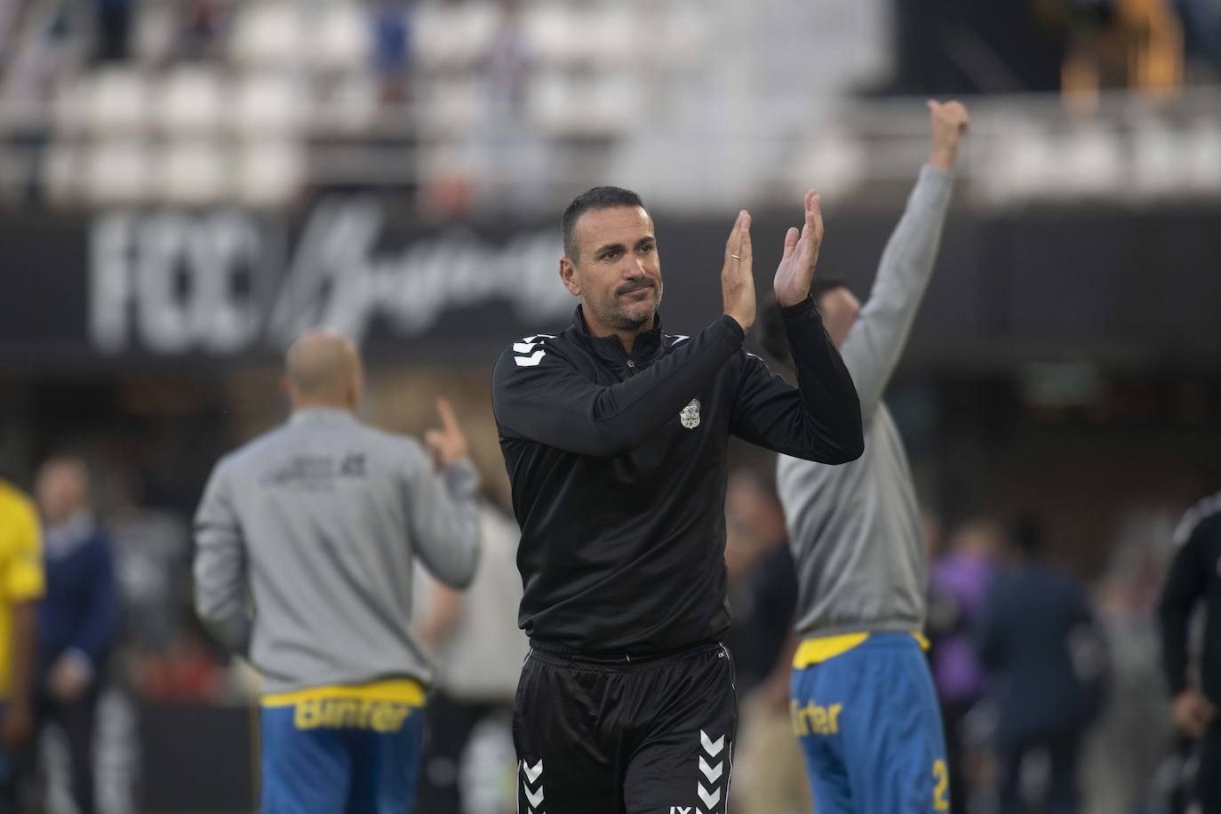 La derrota el Cartagena frente a Las Palmas, en imágenes