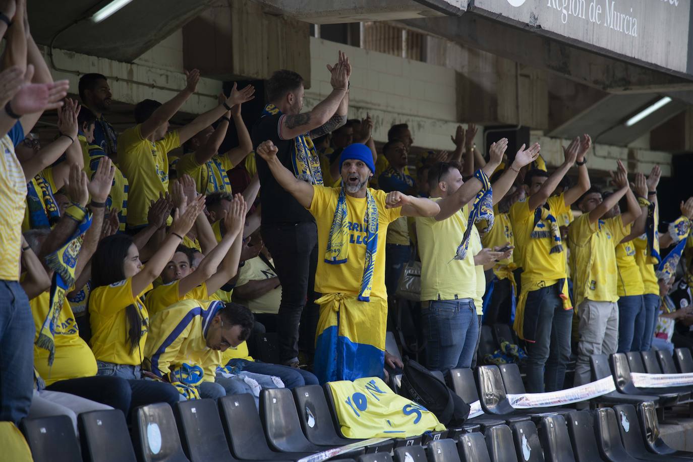 La derrota el Cartagena frente a Las Palmas, en imágenes