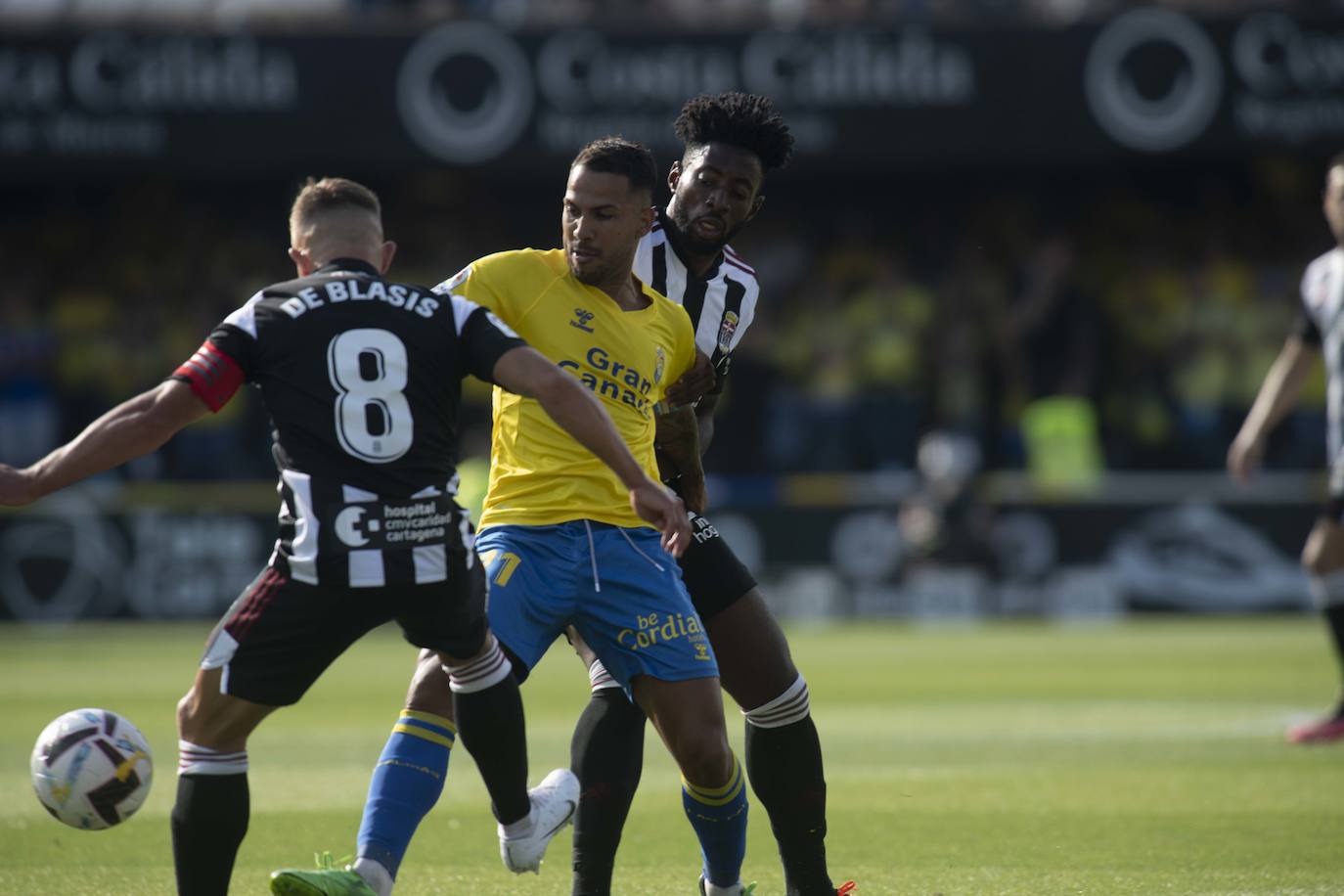 La derrota el Cartagena frente a Las Palmas, en imágenes