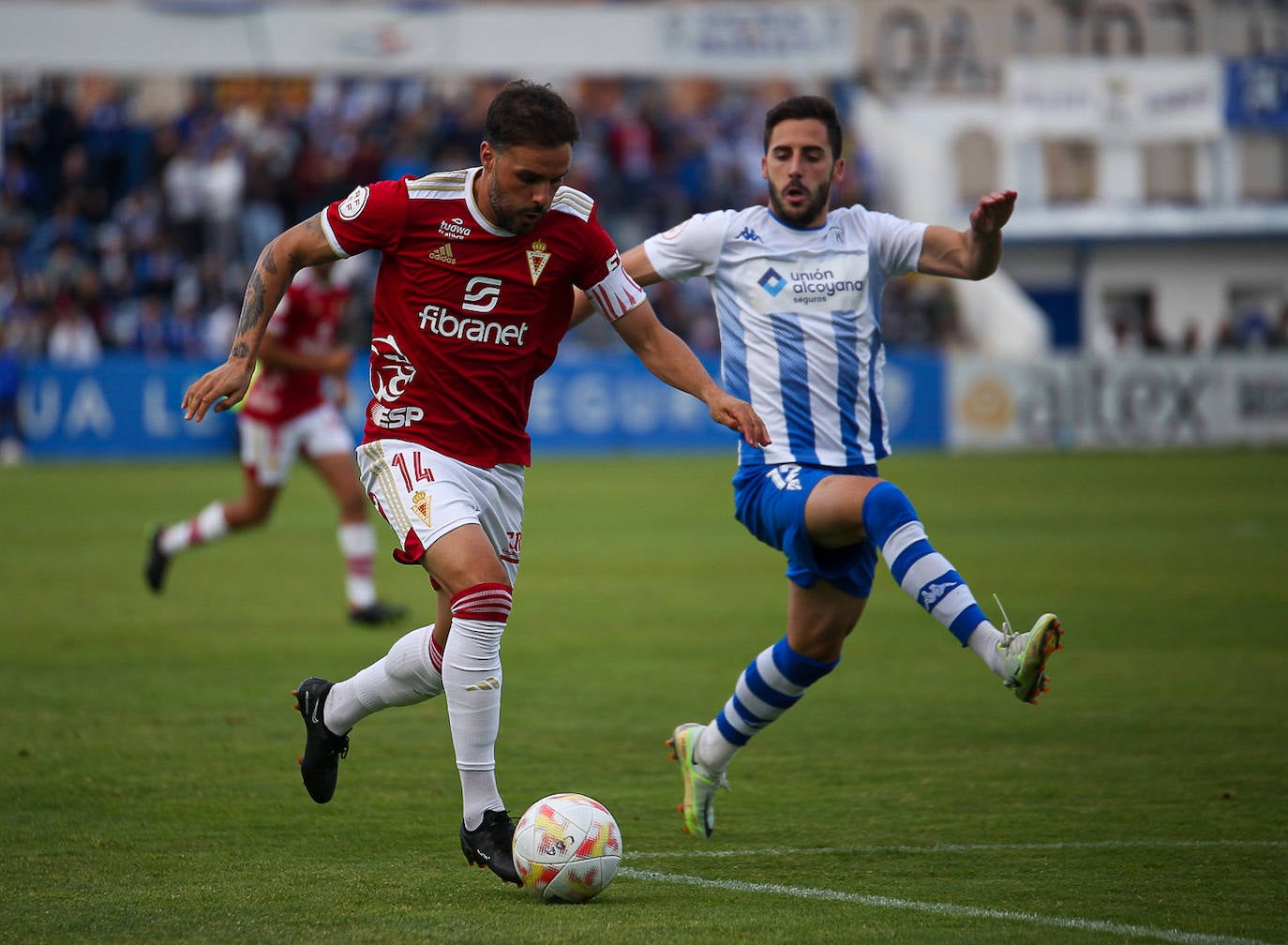 La victoria del Real Murcia contra el Alcoyano, en imágenes