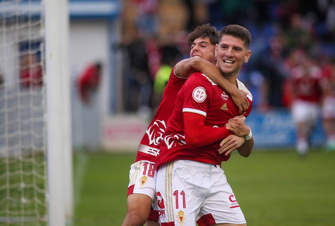 La victoria del Real Murcia contra el Alcoyano, en imágenes