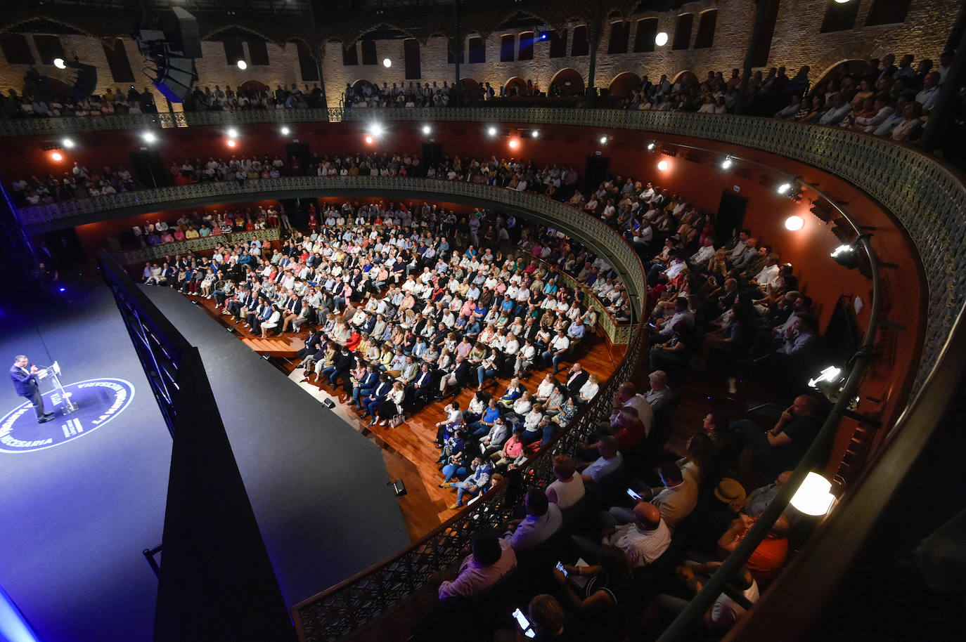 El mitin de Aznar, Miras y Ballesta en Murcia, en imágenes