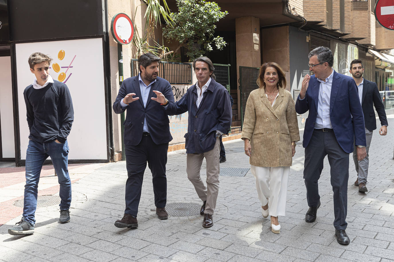 El mitin de Aznar, Miras y Ballesta en Murcia, en imágenes
