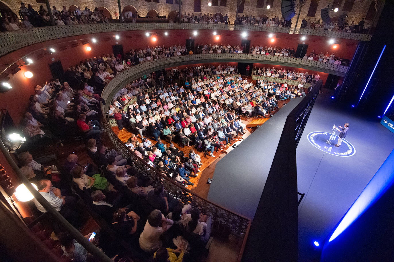 El mitin de Aznar, Miras y Ballesta en Murcia, en imágenes