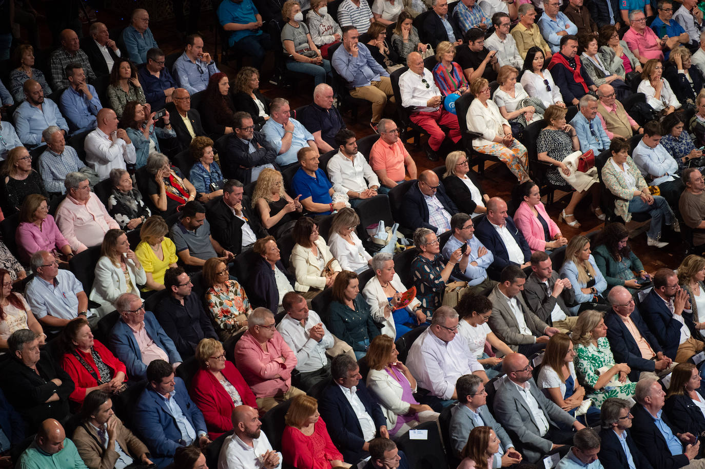 El mitin de Aznar, Miras y Ballesta en Murcia, en imágenes