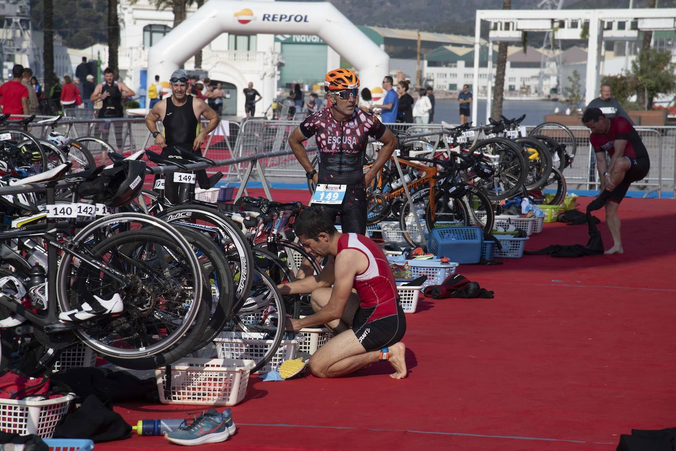 El XVI Triatlón Ciudad de Cartagena SERTRI, en imágenes