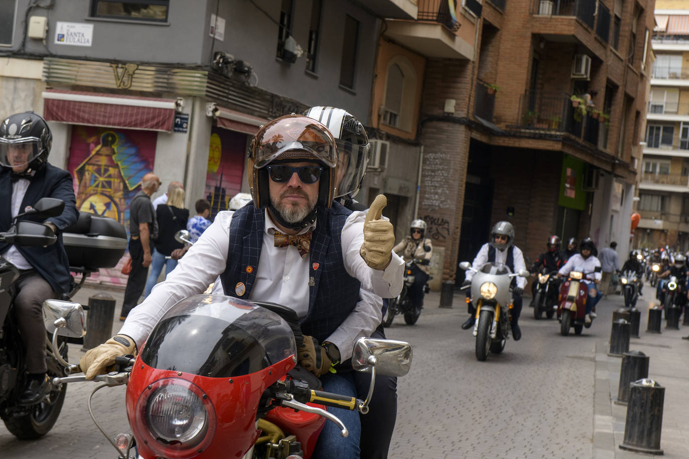 Las imágenes de la concentración de moteros en Santa Eulalia