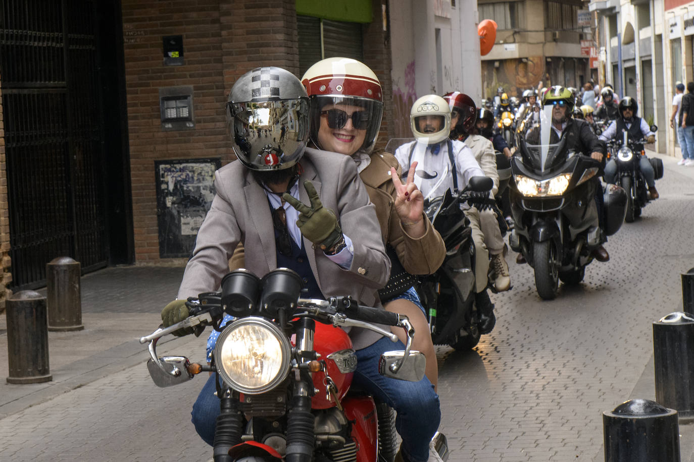 Las imágenes de la concentración de moteros en Santa Eulalia