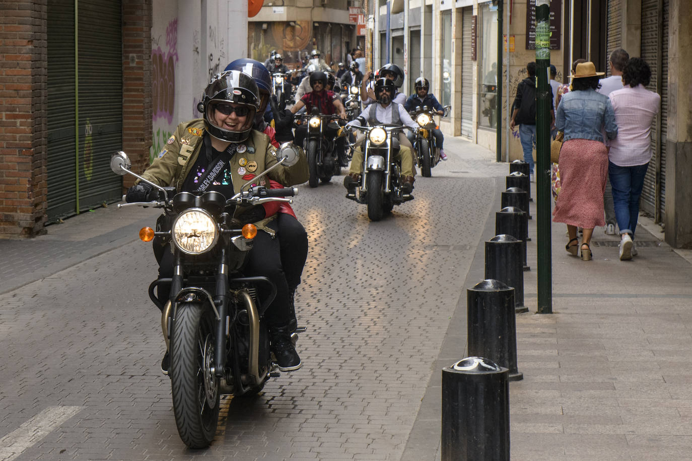 Las imágenes de la concentración de moteros en Santa Eulalia