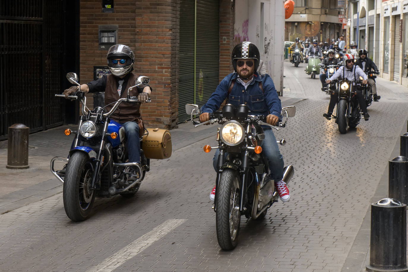 Las imágenes de la concentración de moteros en Santa Eulalia
