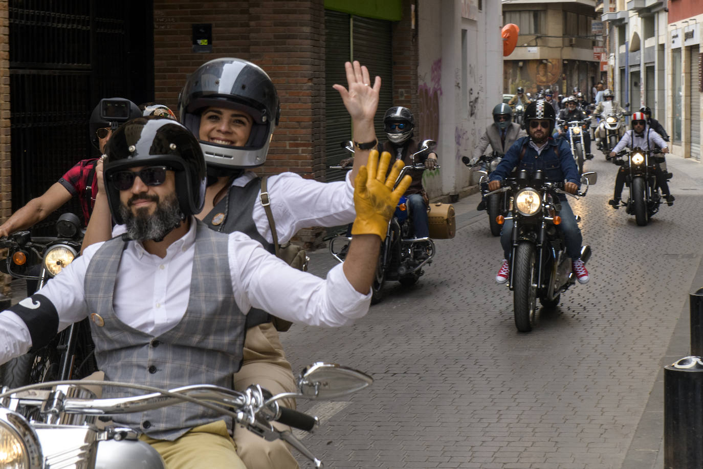 Las imágenes de la concentración de moteros en Santa Eulalia